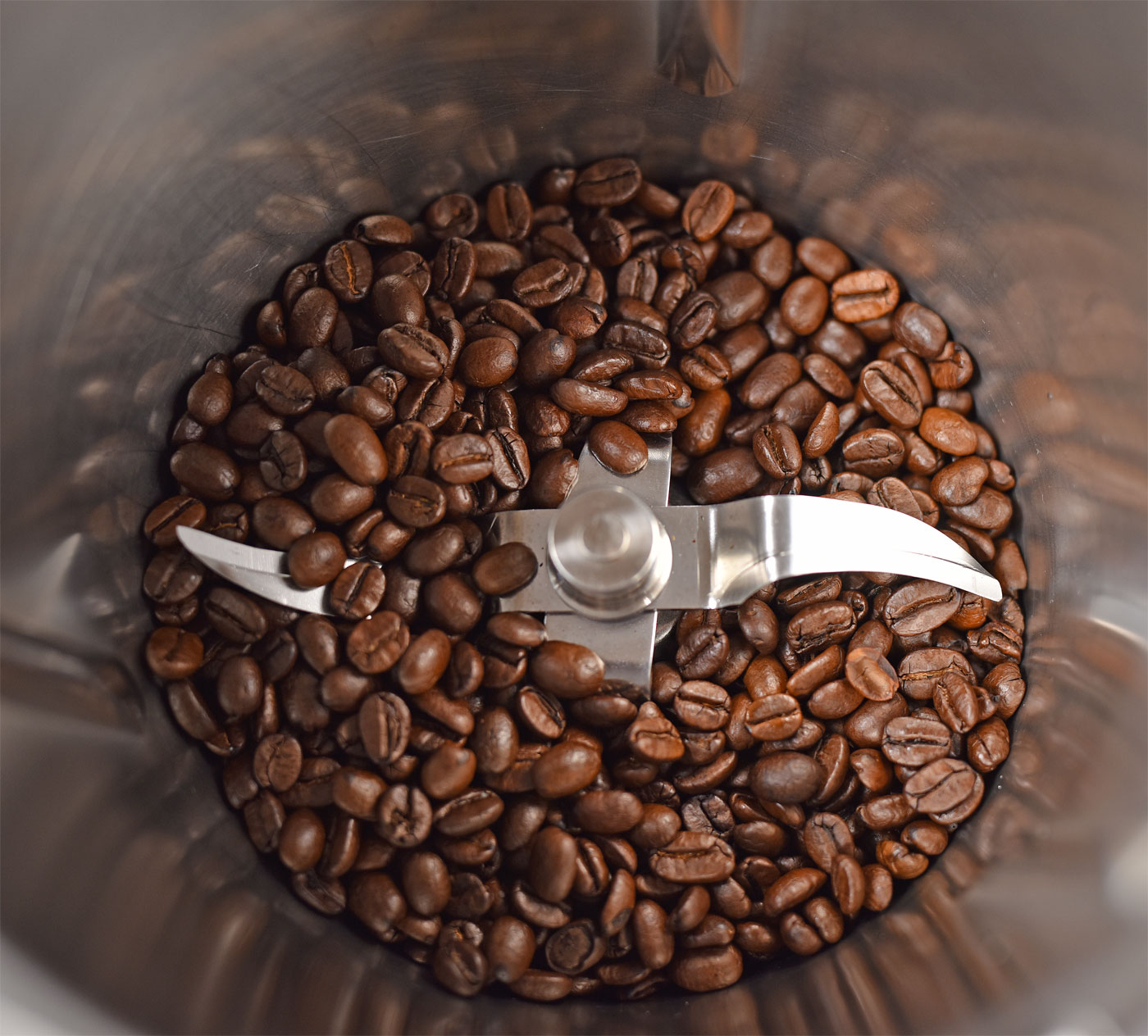 Kaffeebohnen im Thermomix